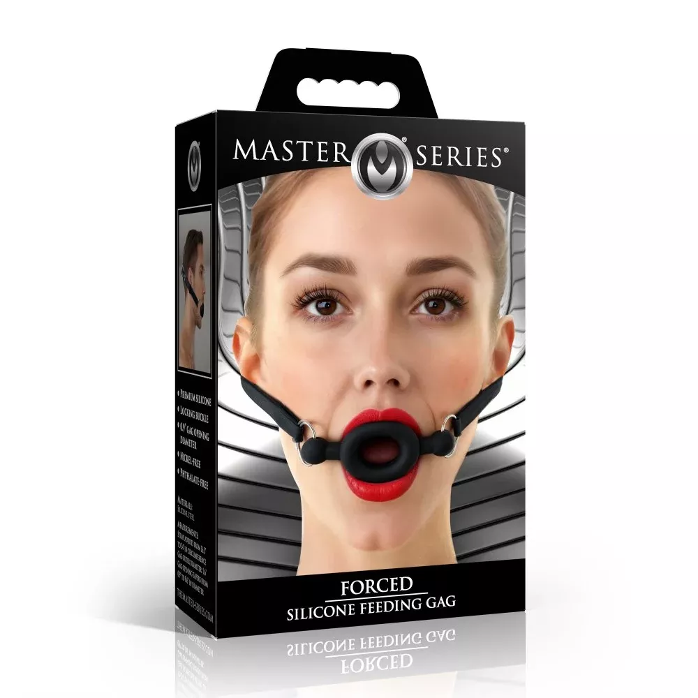 Master Series Forced Silicone Feeding Gag