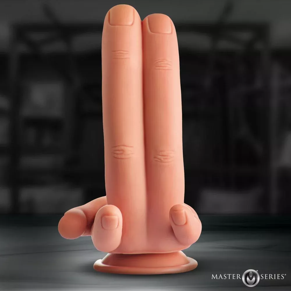Master Series Mr. Fingers Silicone Dildo