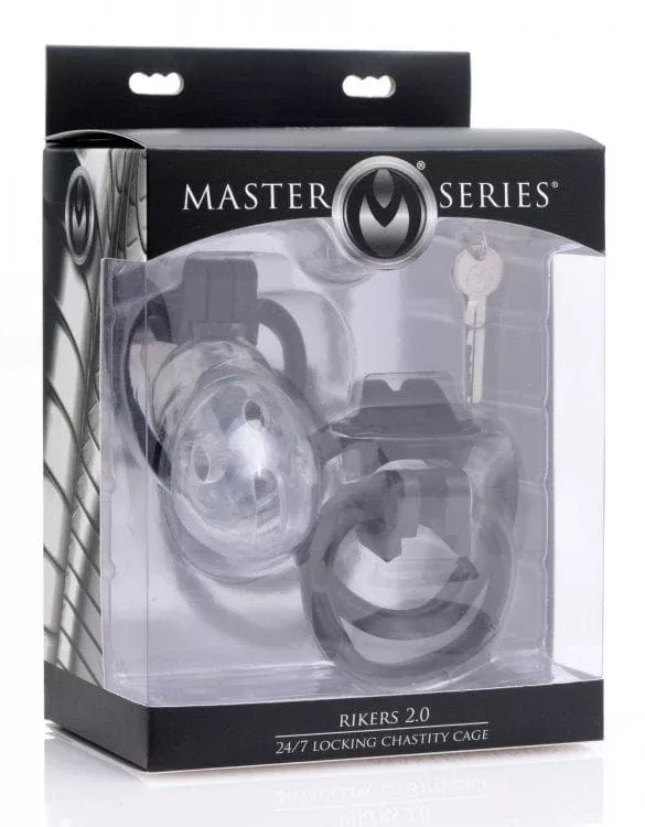Master Series Rikers 2.0 Locking Chastity Cage