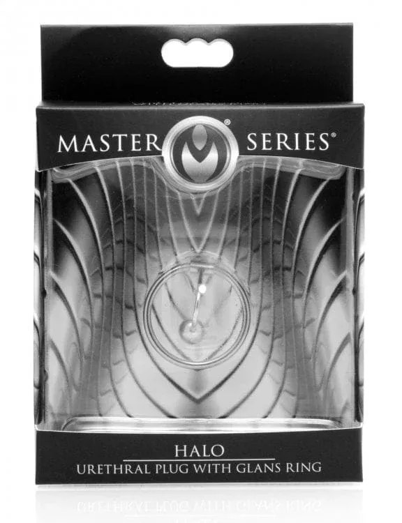 Master Series Urethral Plug W/ Glans Ring