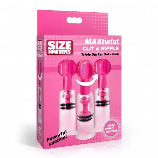 MAXtwist Clit & Nipple Triple Sucker Set