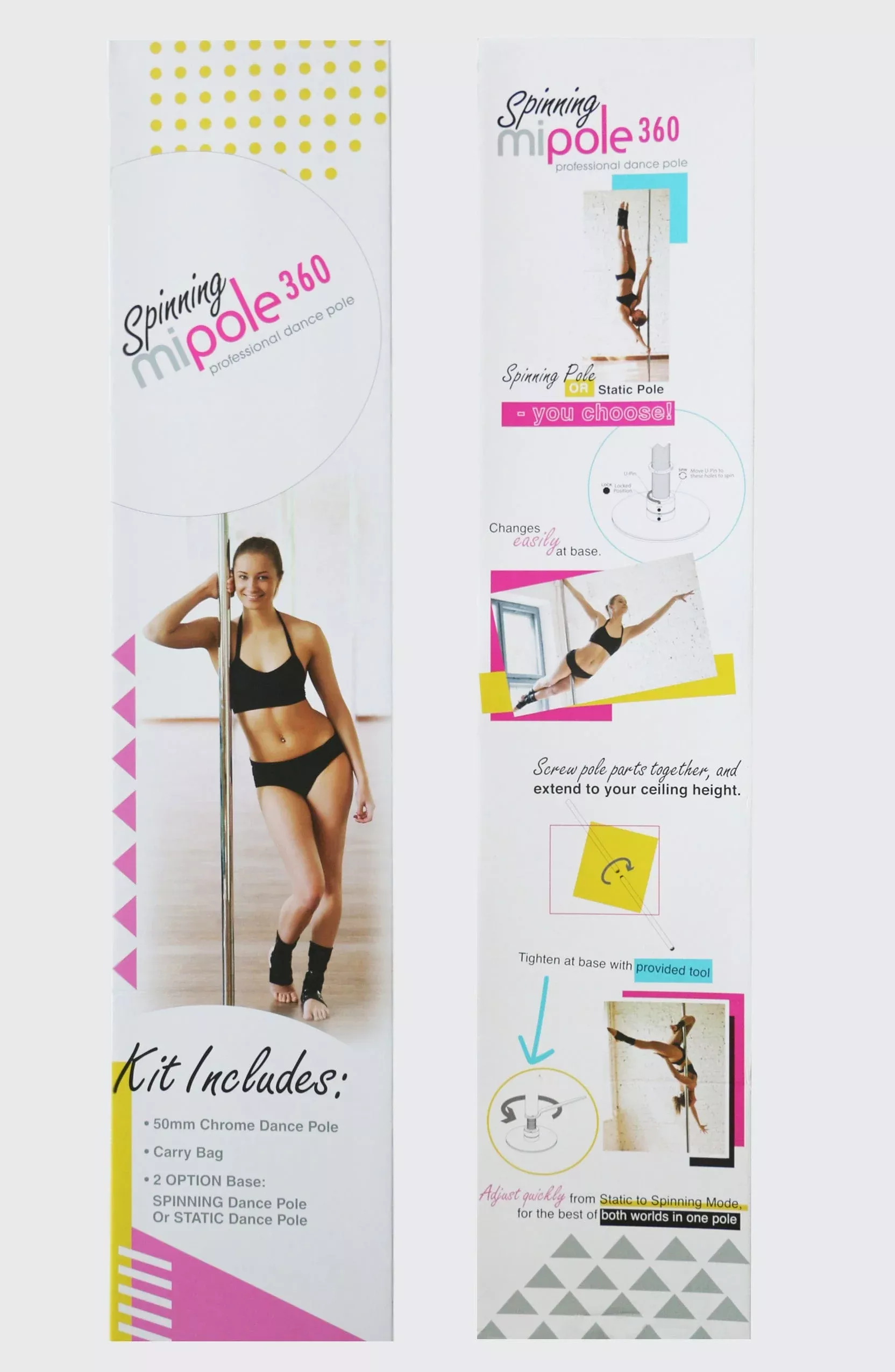 Mi Pole 360 Spinning Professional Dance Pole