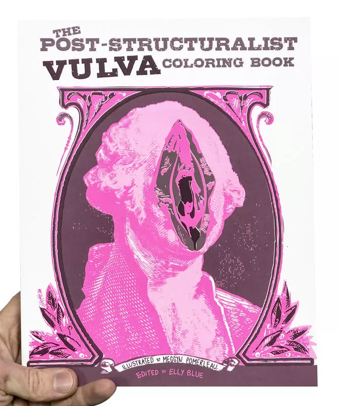 Microcosm Publishing Post-Structuralist Vulva Coloring Book
