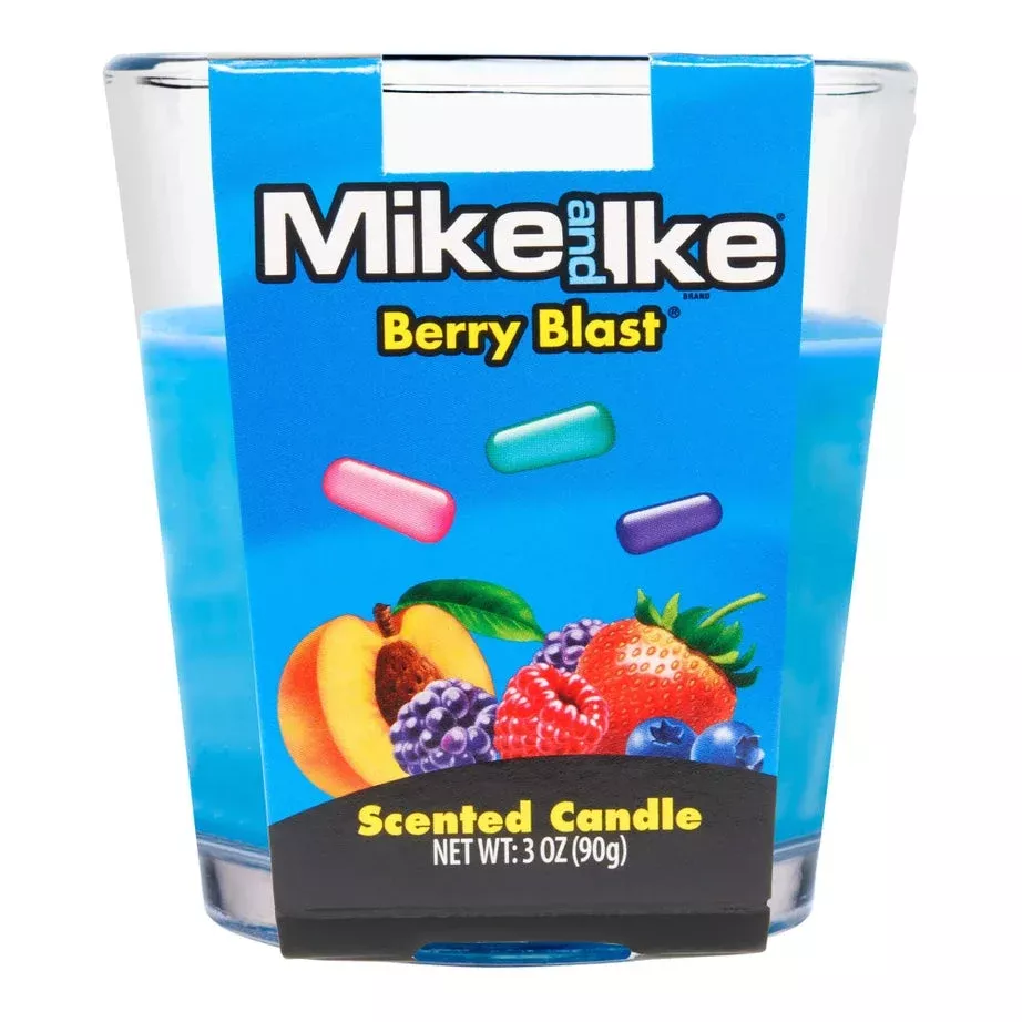 Mike and Ike Candy Scented Candle | Berry Blast
