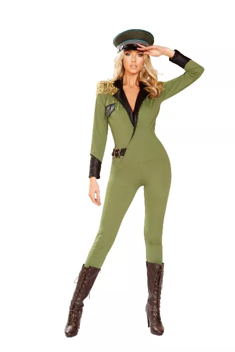 Military Army Babe Costume