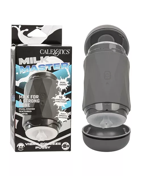 Milk Master Vibro Squeeze Dual-Ended Pussy Stroker