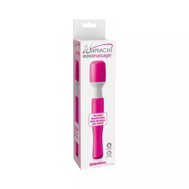 Mini Wanachi Waterproof Massager Flexible Silicone Wand