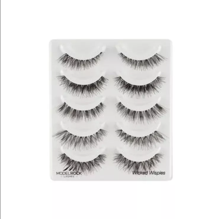 Model Rock Lashes Wicked Wispies - 5 Pair Lash Pack