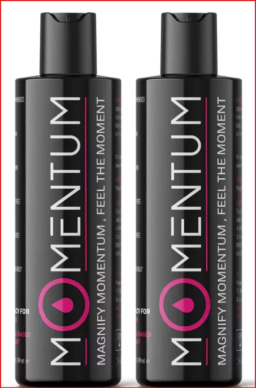 Momentum For Her Silicone-Based Lubricants 3 oz - 2 Pack Bundle
