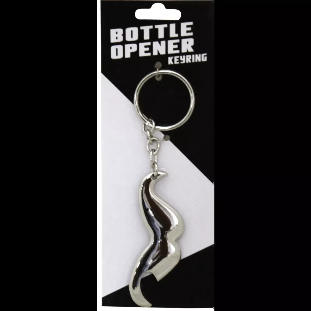 Mustache Bottle Opener Key Chain