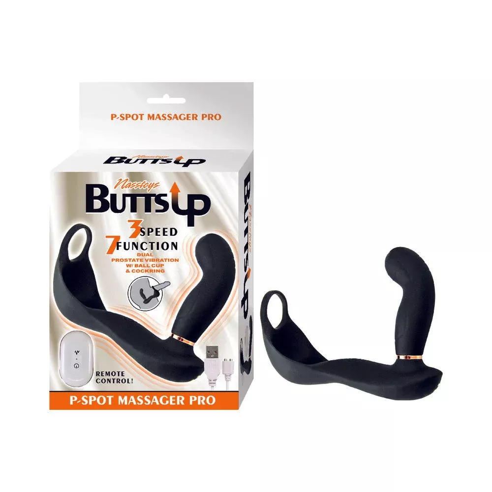 Nasstoys Butts Up P-Spot Massager Pro Silicone Black