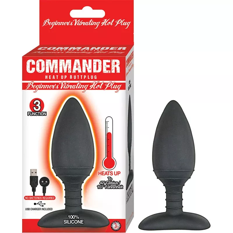 Nasstoys Commander Beginner Vibrating Hot Plug Black