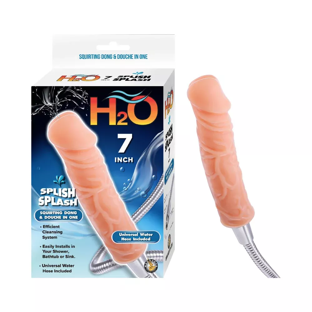 Nasstoys H2O Splish Splash 7 in. Dildo Douche Beige