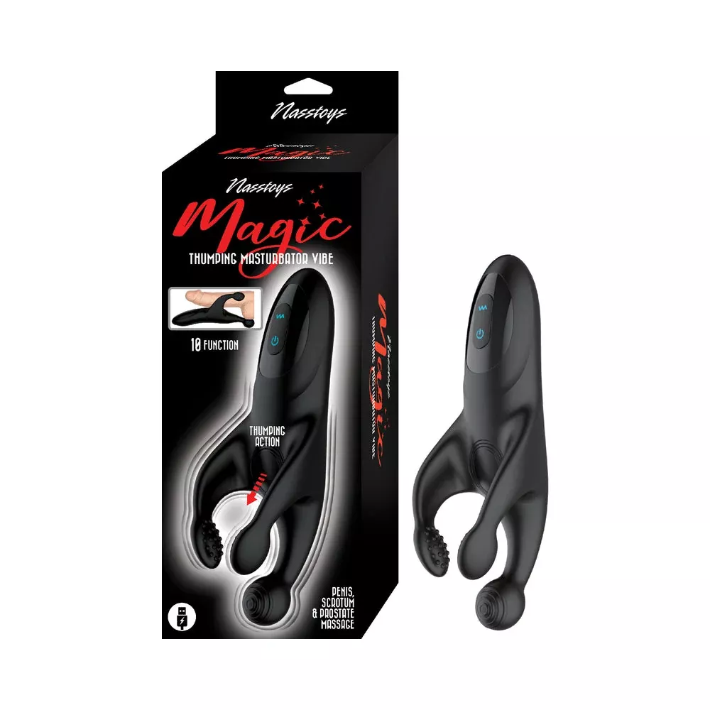 Nasstoys Magic Thumping Masturbator Black