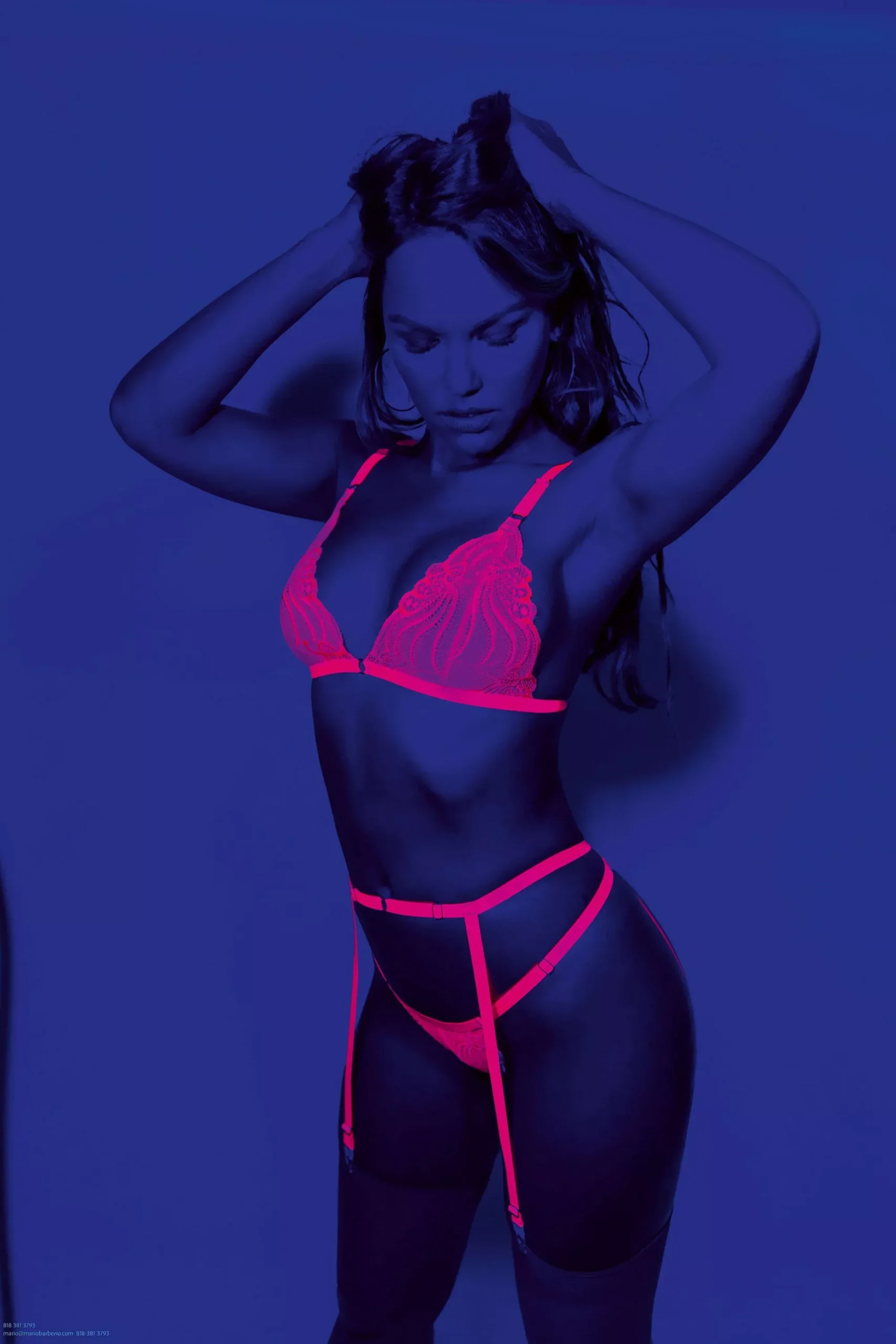Neon 3 Pc Bra Set