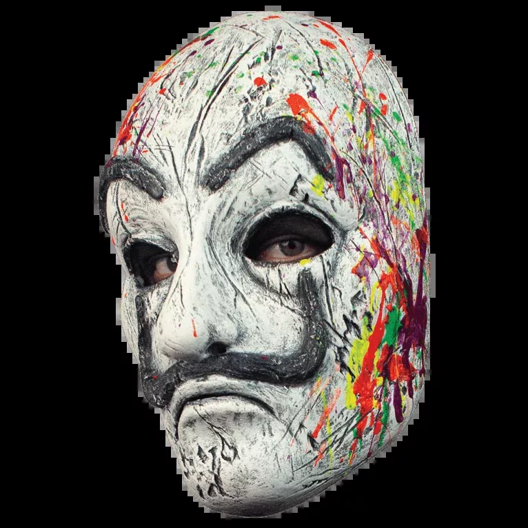 Neon Dali Artist Blacklight Mask
