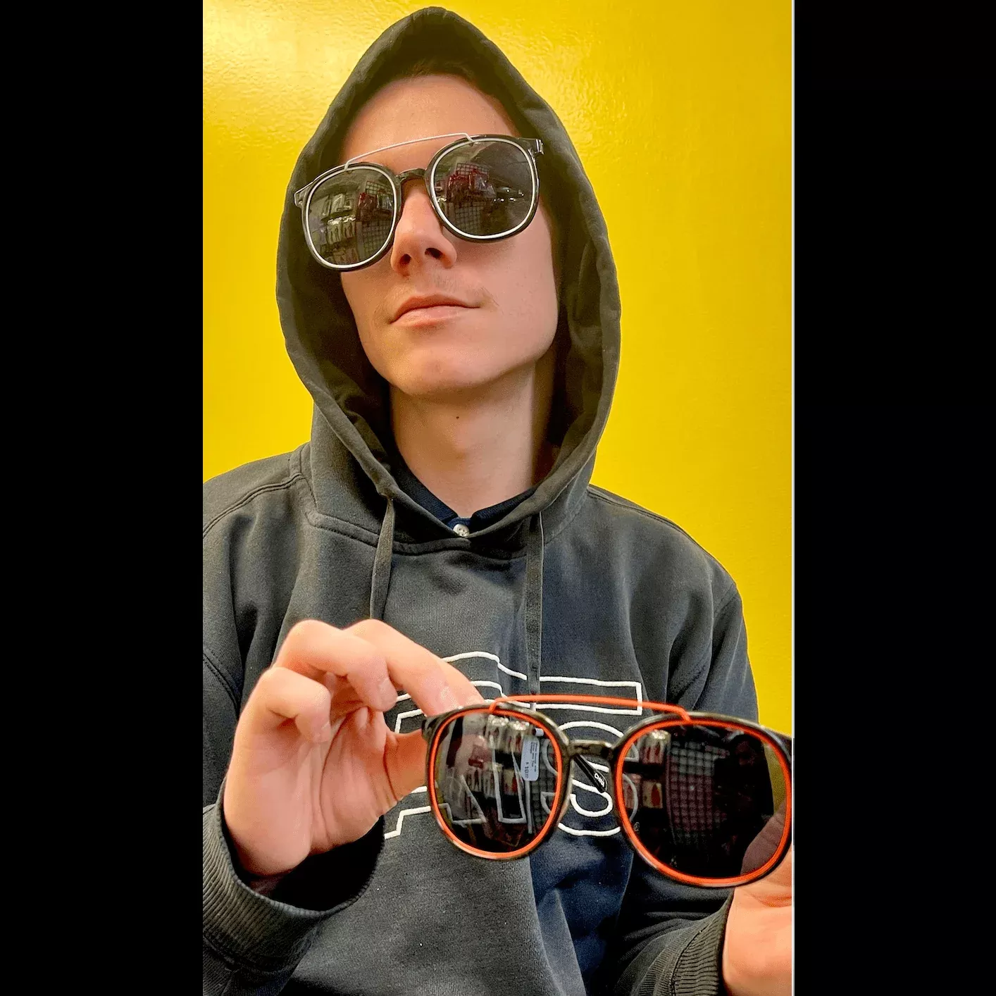 Neon Pipe Sunglasses