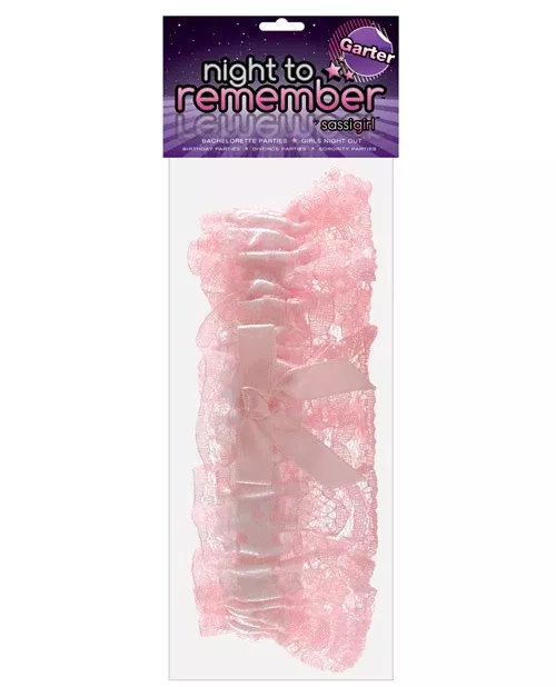 A Night to Remember Garter