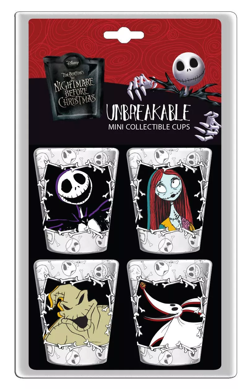 Nightmare Before Christmas Mini Cups (4 Pack)