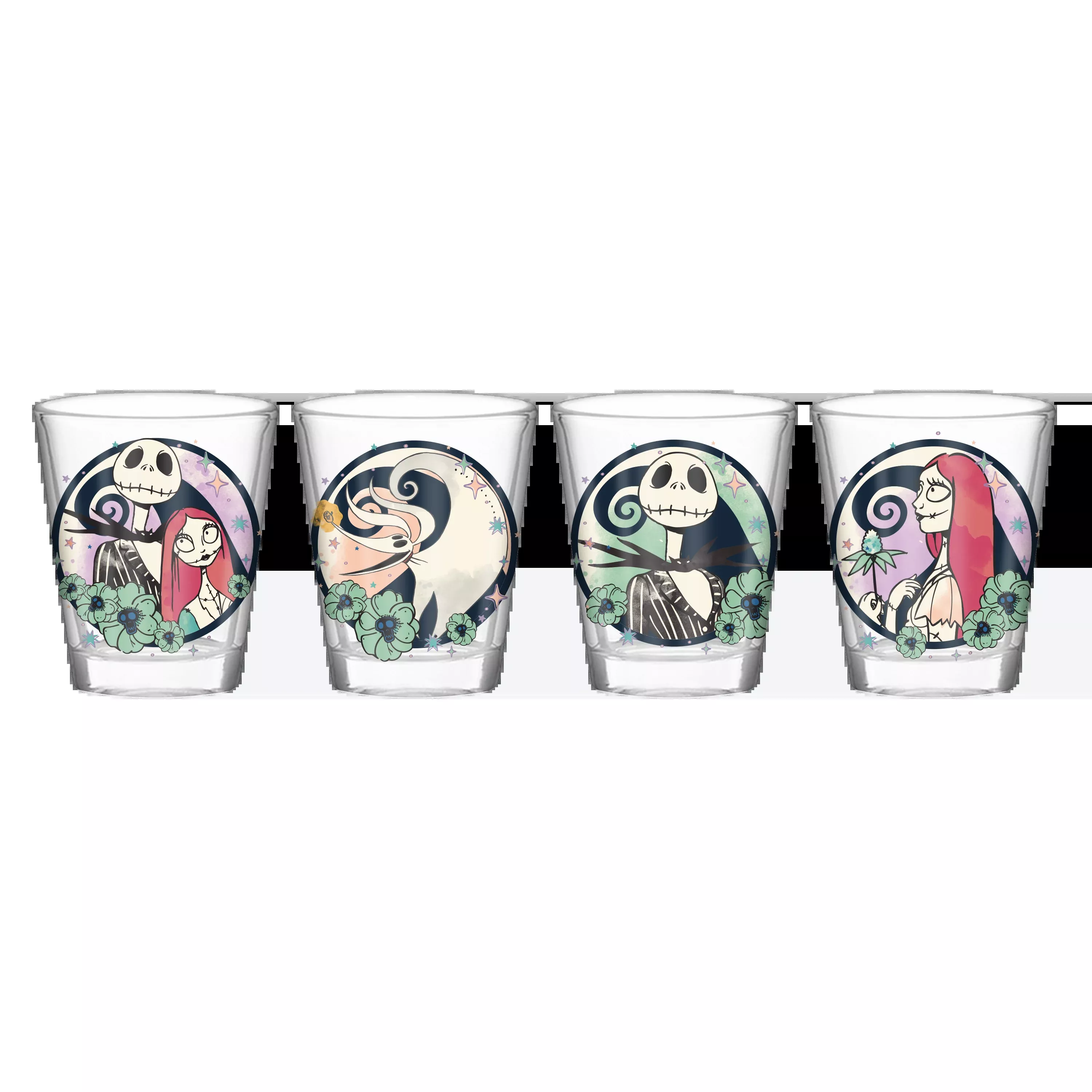 Nightmare Before Christmas Shot Glass Set (4 Pack)