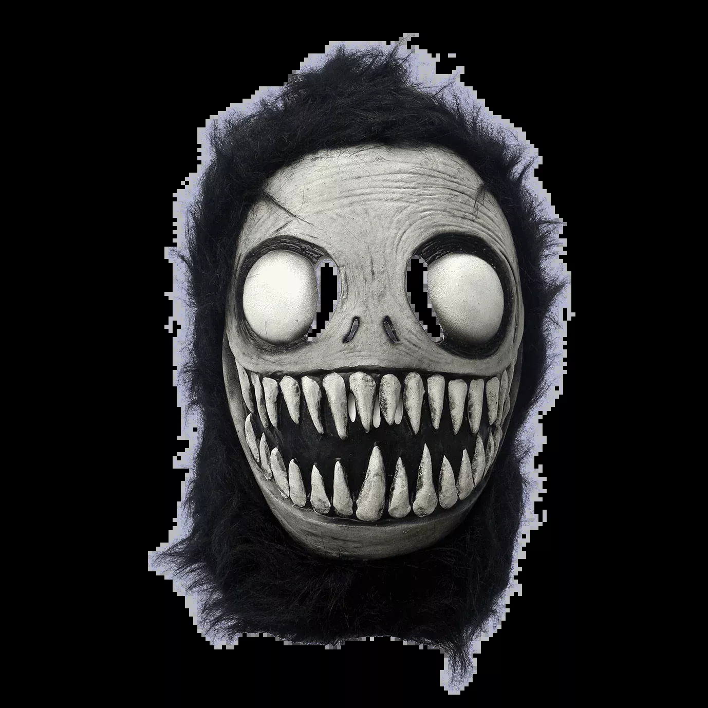 Nightmare Creature Latex Mask w/ Hair