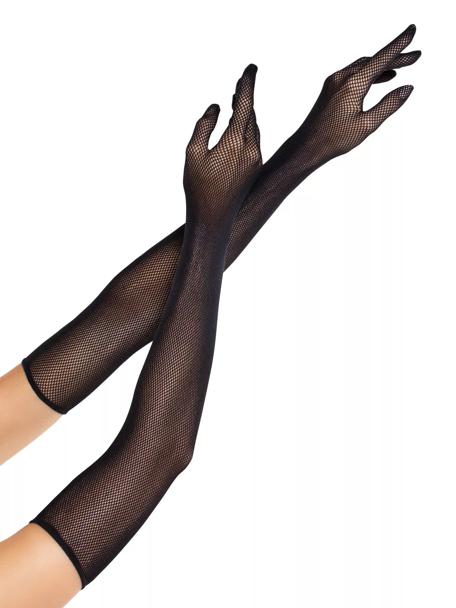 Opera-Length Fishnet Gloves