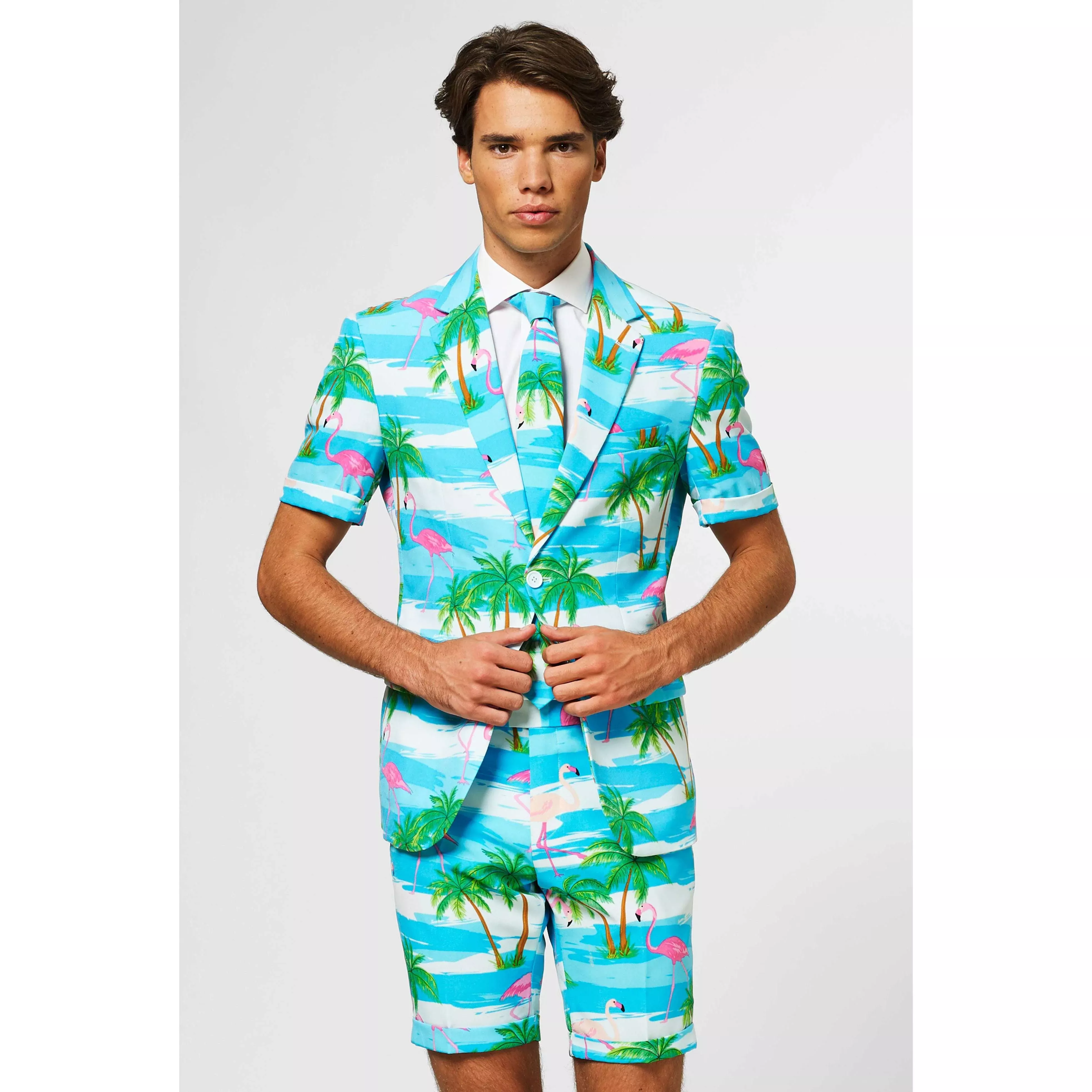 OppoSuits Flaminguy Summer Three Piece Suit