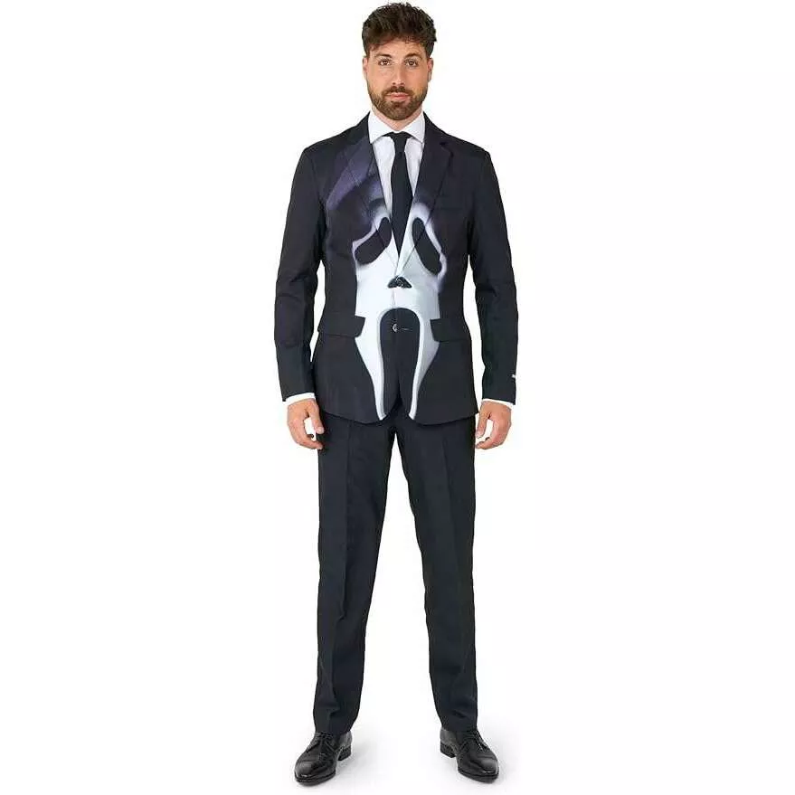 OppoSuits Suitmeister Ghostface Men's Black Three Piece Suit