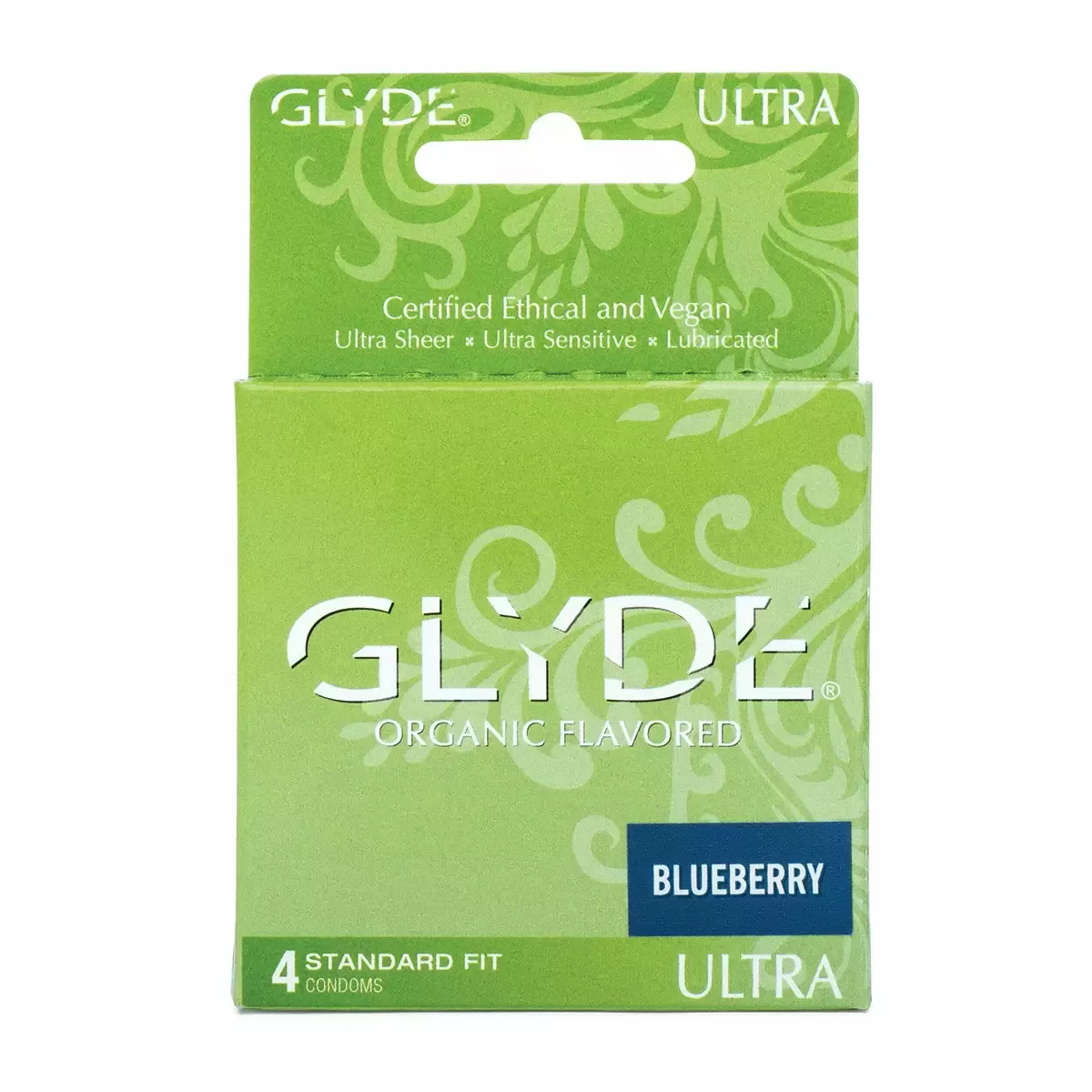 Organic Blueberry Condoms 4pk