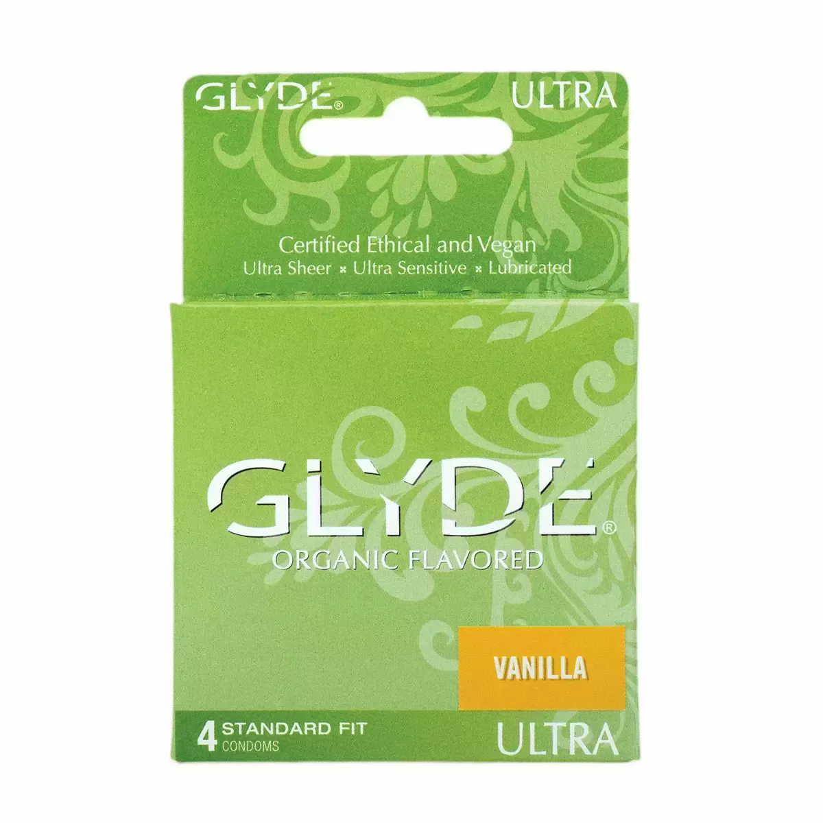 Organic Vanilla Condoms 4pk