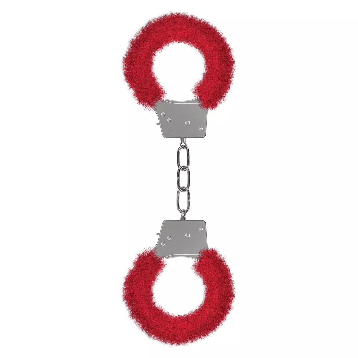 Ouch Beginner's Handcuffs Furry-Red