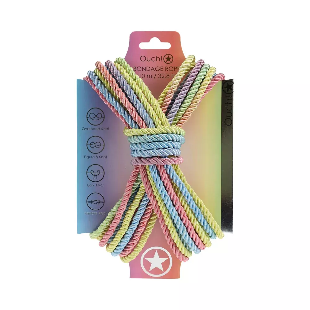 Ouch! Bondage Rope 10 m Nylon Multicolor
