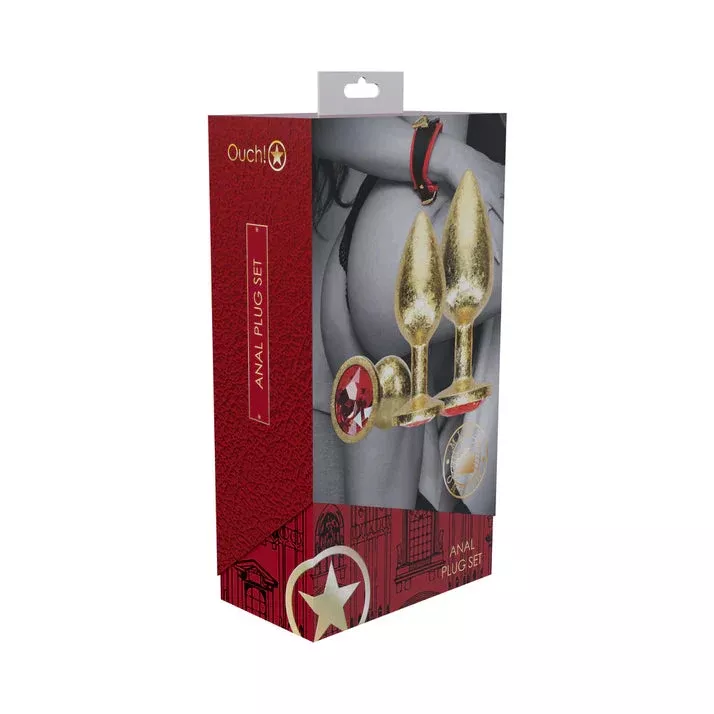Ouch! International Venice Collection Metal Anal Plug Set
