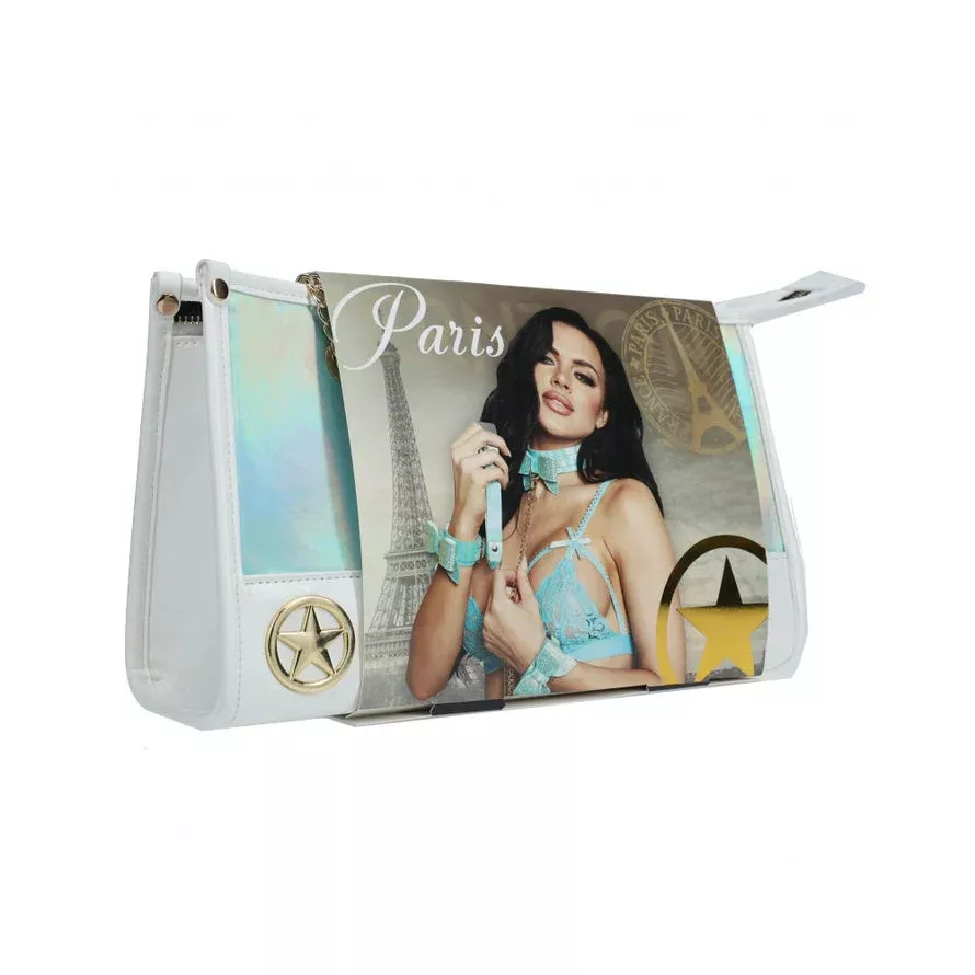 Ouch! Paris Collection Bondage Kit for Beginners - Luxurious Restraints & Accessories, 6-Piece Set