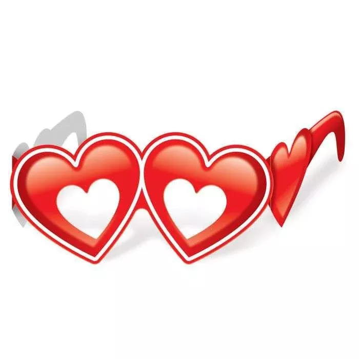 Paper Heart Glasses (12 Pack)