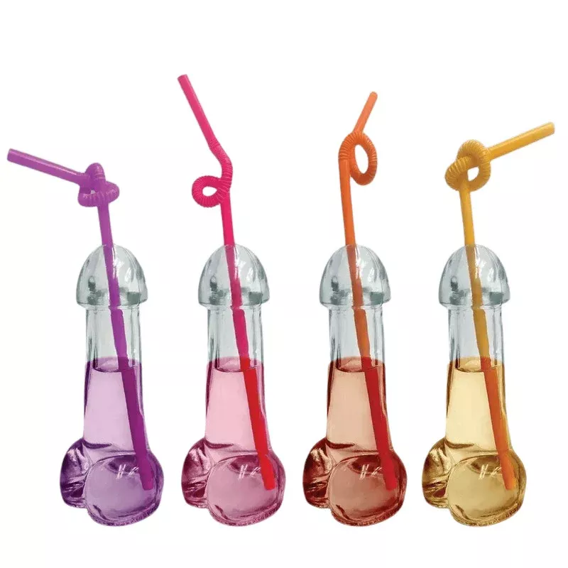 Penis Shapped Drinking Glass