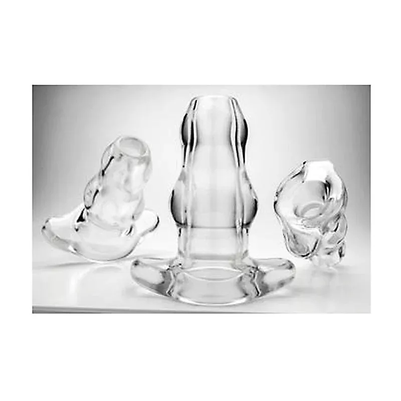 Perfect Fit Double Tunnel Plug - Clear - Medium