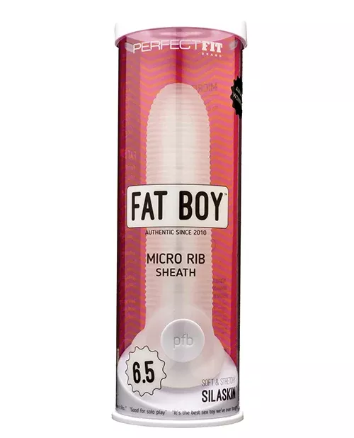 Perfect Fit Fat Boy Micro Ribbed 6.5" Penis Sheath
