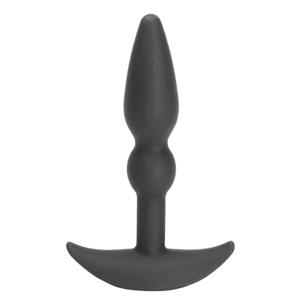 Perfect Plug Silicone Butt Plug by Tantus - Black