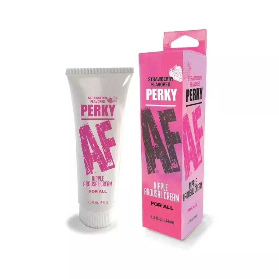 Perky AF Nipple Arousal Cream Strawberry 1.5 oz.