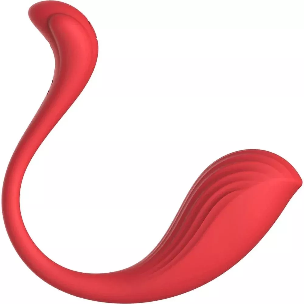 Phoenix Neo 2 Interactive Rechargeable Silicone Vibrator with Remote Control - Red