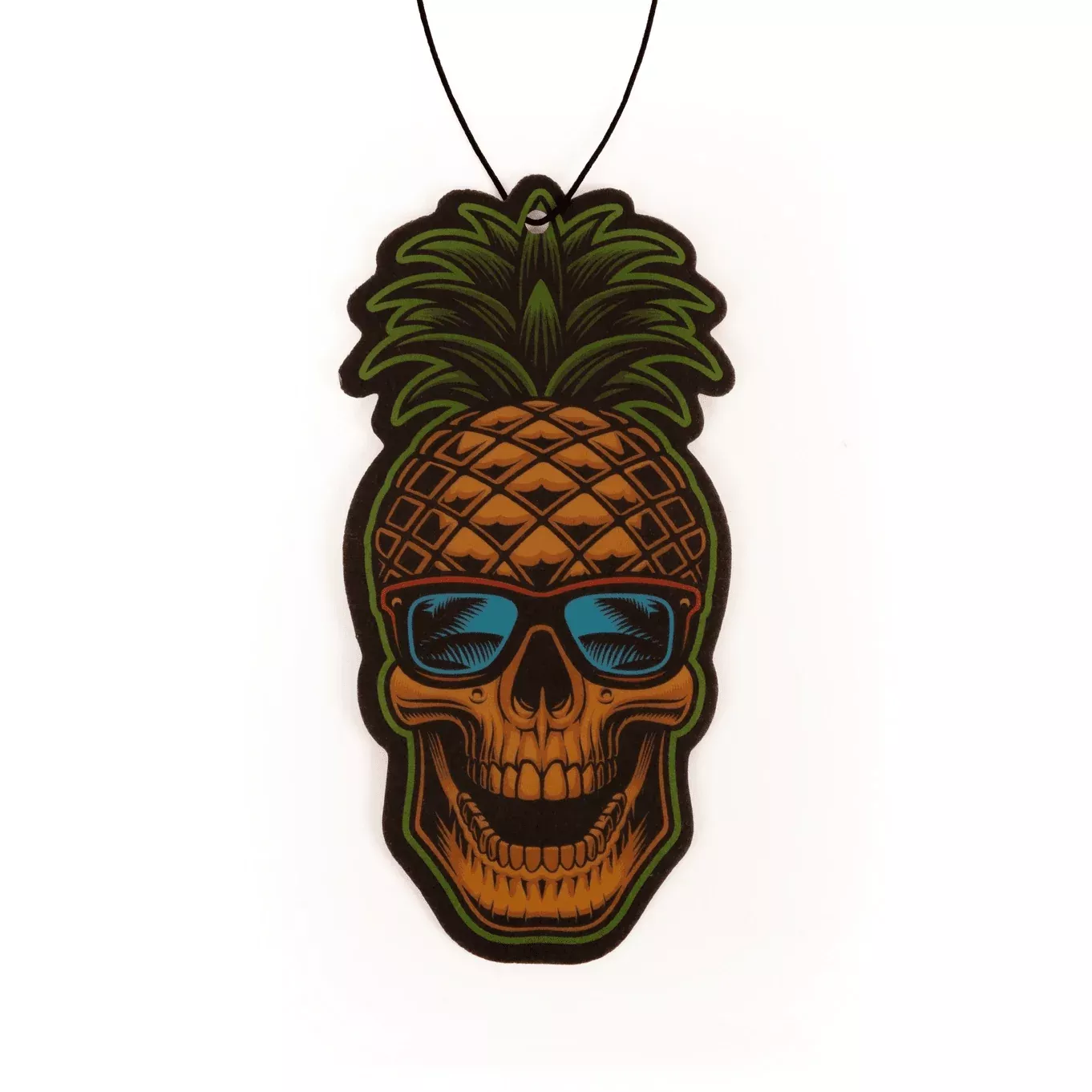 Pineapple Skull Air Freshener