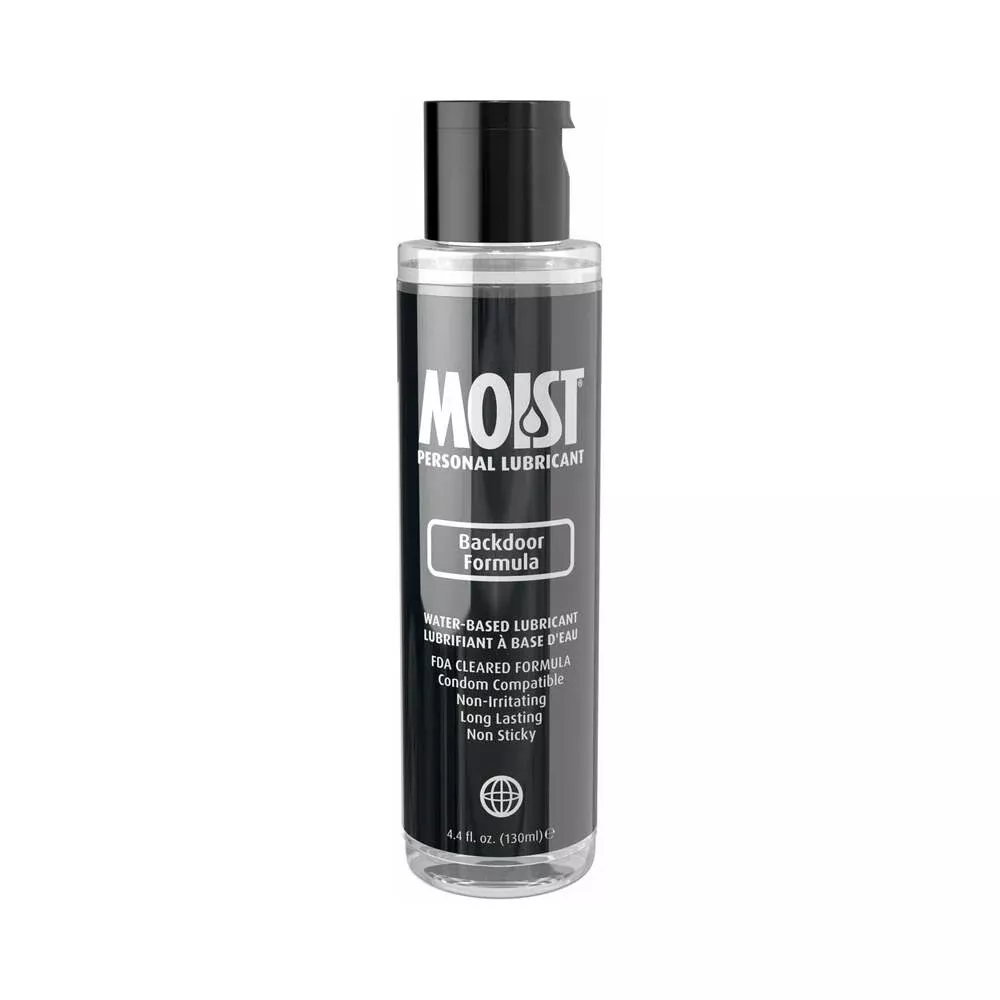 Pipedream Moist Personal Lubricant Backdoor Formula 130 ml / 4.4 oz.
