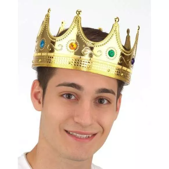 Plastic Jeweled Kings Crown