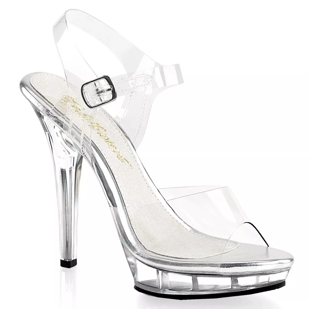 Platform Ankle Strap Sandal 5" Heel