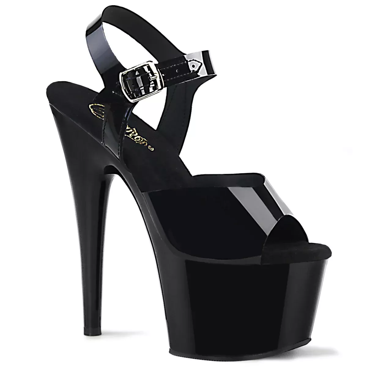 Platform Ankle Strap Sandal 7" Heel