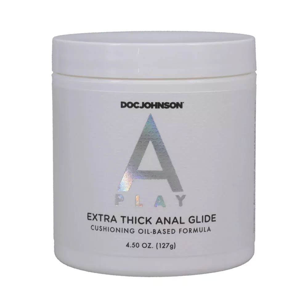 A-Play Extra-Thick Anal Glide Cushioning Oil-Based Formula 4.5 oz.