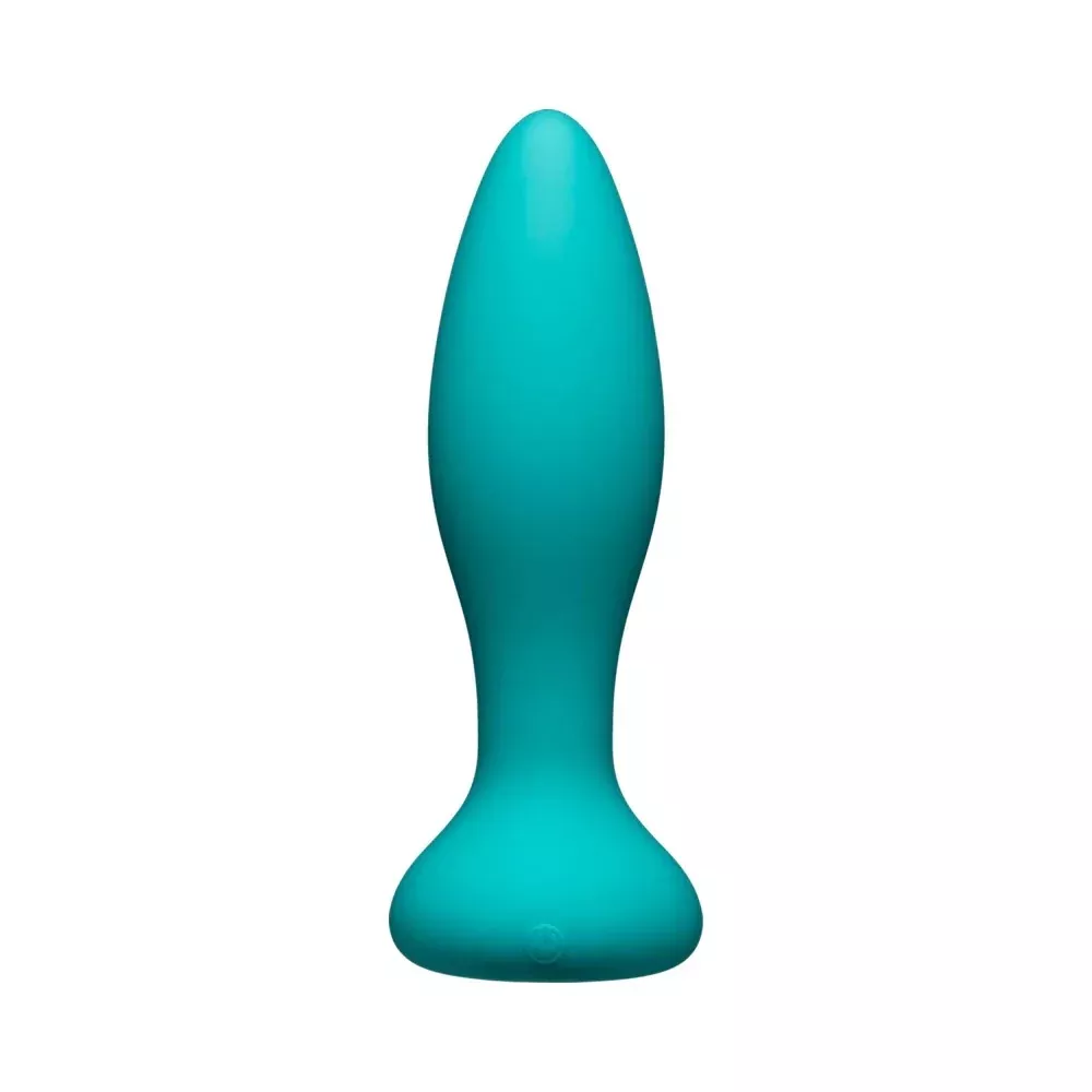 A-Play Vibe Experienced5.75" Anal Plug with Remote Control - Teal