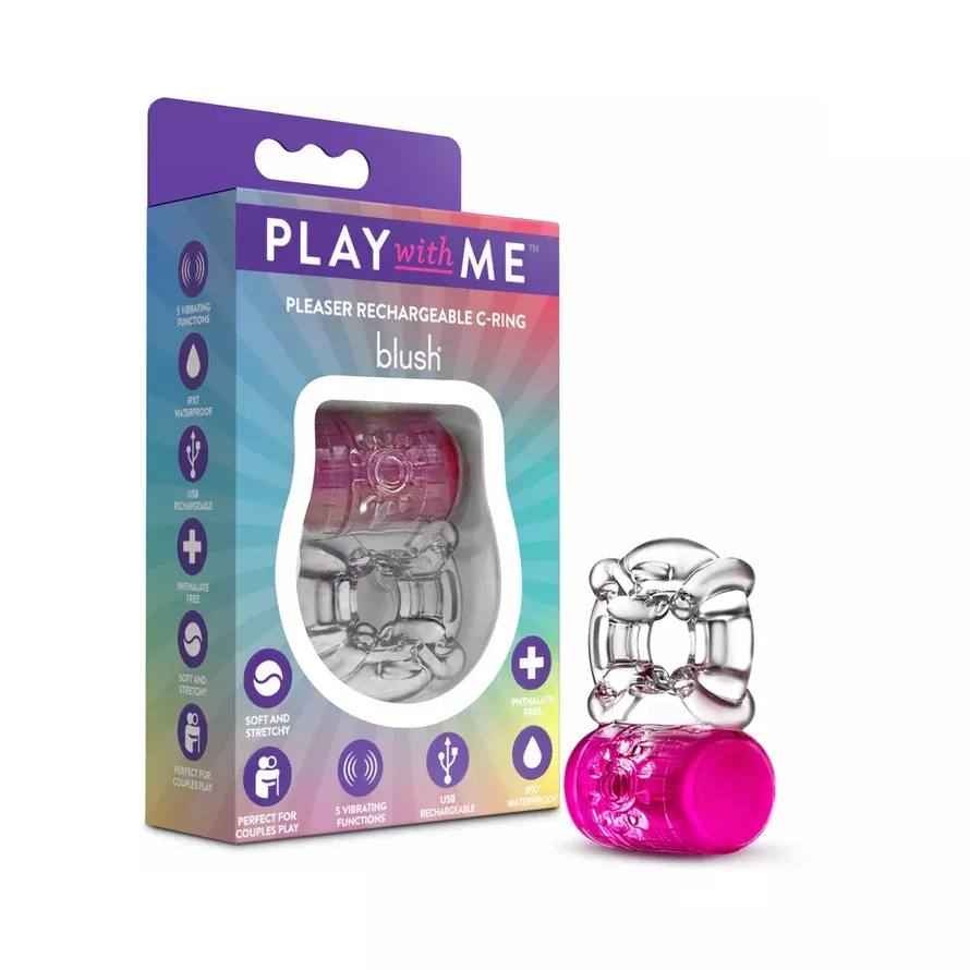 Play With Me Pleaser Rechargeable C-Ring