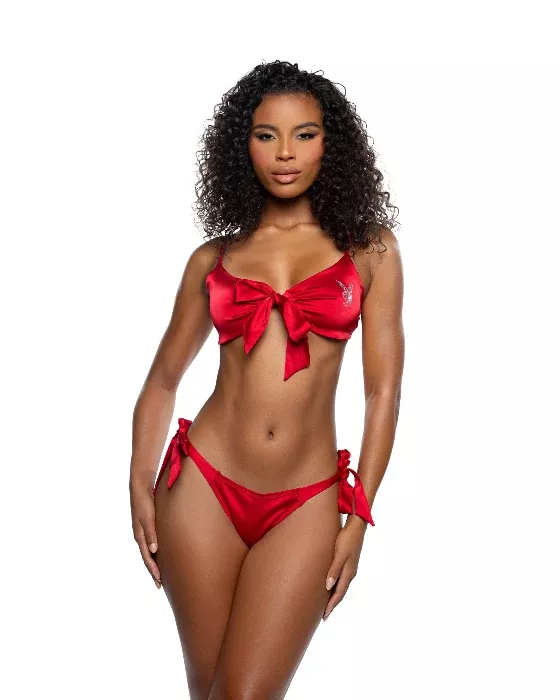 Playboy Bow Bunny Lounge Set
